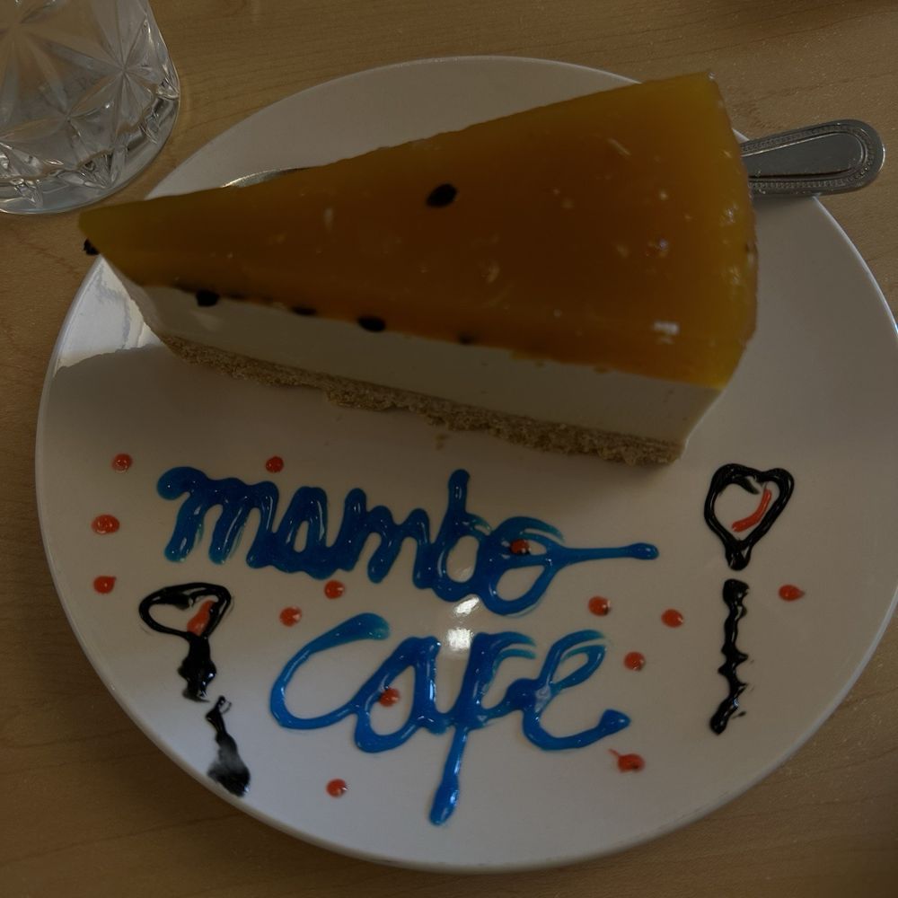 Mambo Cafe - Passion Fruit Cheescake - Colombian Near Me - Pleasantville, New Jersey Mambo Cafe - Passion Fruit Cheescake - Colombian Near Me - Pleasantville, New Jersey