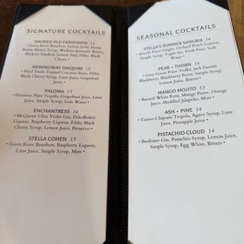 Stella's - Special Drinks - Seafood Near Me - Paducah, Kentucky