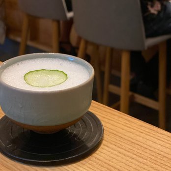 MĀZE - Vodka and green tea yogurt cocktail. - New American Near Me - Honolulu, Hawaii MĀZE - Vodka and green tea yogurt cocktail. - New American Near Me - Honolulu, Hawaii