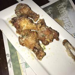 Butter and garlic wings.