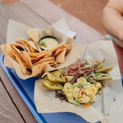 Acclamation Brewing - Queso and pickled platter