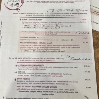 Toast & Jam - Menu pic - Pubs Near Me - Clallam Bay, Washington Toast & Jam - Menu pic - Pubs Near Me - Clallam Bay, Washington