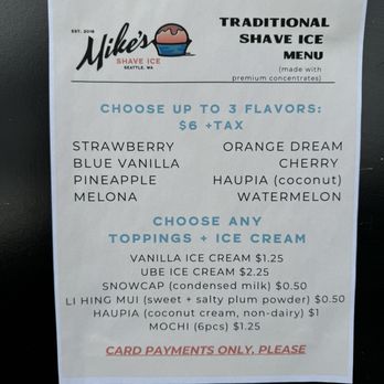 Mike's Shave Ice - Shaved Ice Near Me Mike's Shave Ice - Shaved Ice Near Me