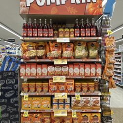 Safeway - 10.25.25 | Piggy was eyeing the Chai Latte Milanos, but resisted! (for now) ;-P~ How about u?? lol | Livermore Safeway's Halloween end cap