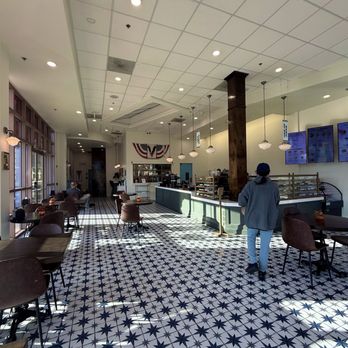 Parlor Doughnuts - Inside, interior, indoor seating, ambiance, vibes - Donuts Near Me - Lancaster, Pennsylvania