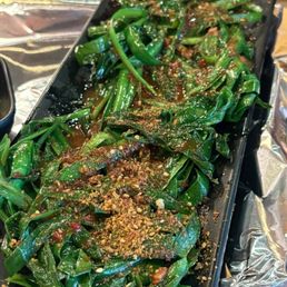 Roasted chives Roasted chives