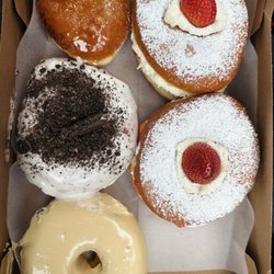 Dough Hook Bake Shop - Creme Brulee, strawberry shortcake tres leches, Oreo cheesecake and maple syrup