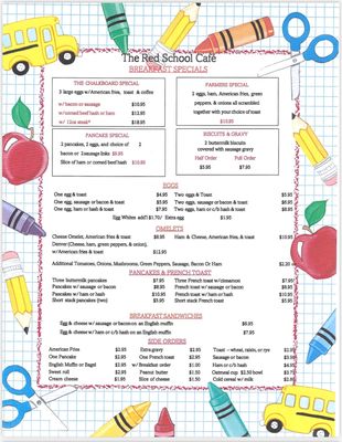 Menu photo 7 Red School Cafe Bristol, WI Menu photo 7 Red School Cafe Bristol, WI