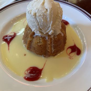 Patsy's American - Warm White Chocolate Bread Pudding - American Near Me - Vienna, Virginia Patsy's American - Warm White Chocolate Bread Pudding - American Near Me - Vienna, Virginia
