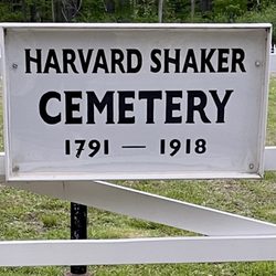 Harvard Shaker Cemetery - The Lollipop Graves look like Rows & Rows of Giant Lollipops @ The HARVARD SHAKER CEMETERY in Harvard MA.
