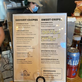 Batter Bar - MENU: savory or sweet? - Creperies Near Me - Lynchburg, Virginia Batter Bar - MENU: savory or sweet? - Creperies Near Me - Lynchburg, Virginia