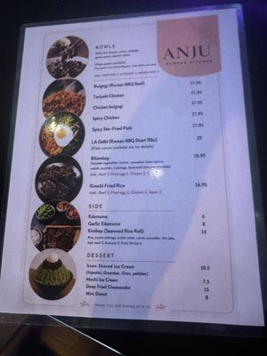 Menu photo 5 ANJU Los Angeles, CA
