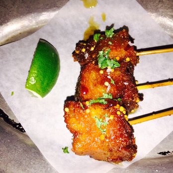 Library Bar - Pork skewer - New American Near Me - Los Angeles, California Library Bar - Pork skewer - New American Near Me - Los Angeles, California