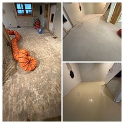 Mr T’s Concrete Restoration - Before, After Grinding, and After MVB in Highlands NC