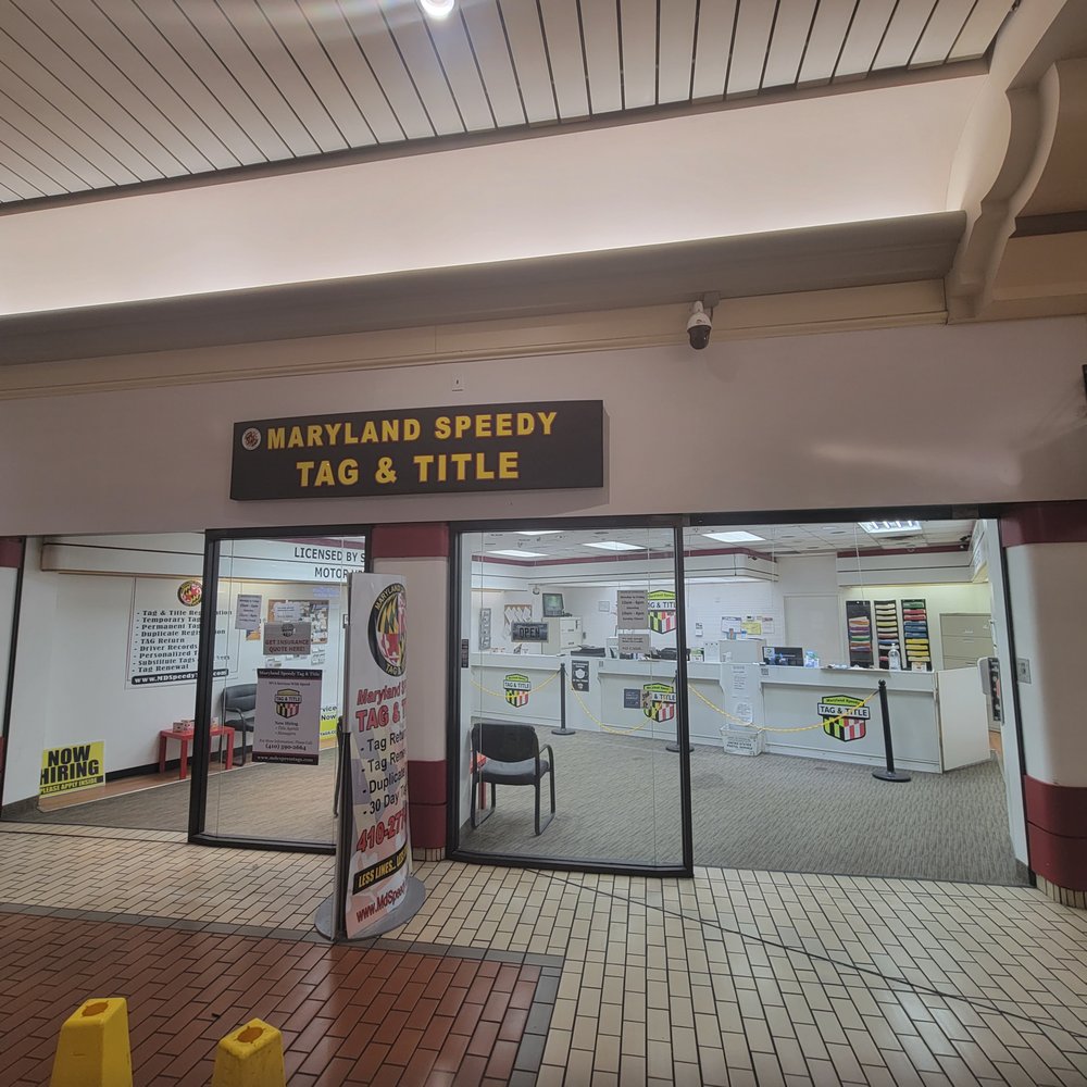MARYLAND SPEEDY TAG AND TITLE Updated September 2024 6901 Security
