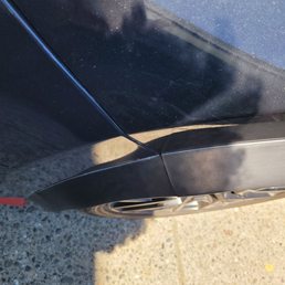 They cut my fender flares because they were too lazy to remove them They cut my fender flares because they were too lazy to remove them