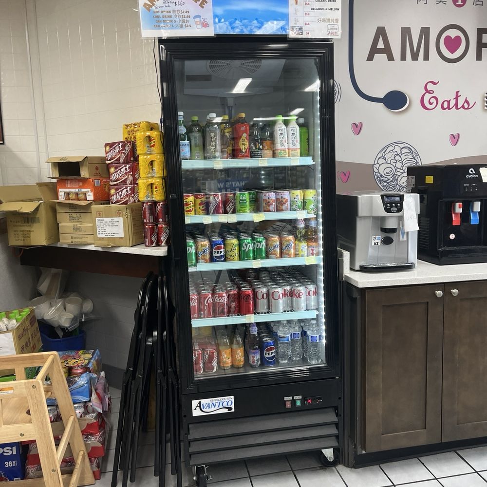Amore Eats - Fridge of Asian and non Asian drinks - Taiwanese Near Me - Rockville, Maryland Amore Eats - Fridge of Asian and non Asian drinks - Taiwanese Near Me - Rockville, Maryland