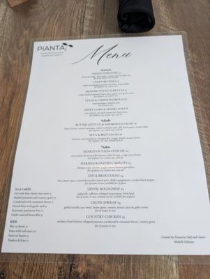 Menu photo 2 PiANTA Vegan Providence, RI