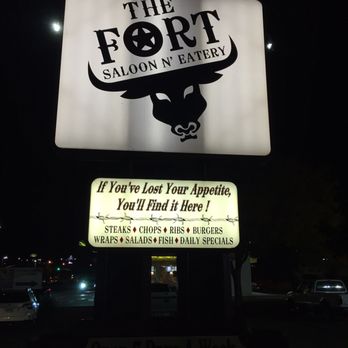 The Fort Saloon N' Eatery - Wonderful steak, great circumstance and nice service. I think it is a good place to visit again or recommend to my friends. - Barbeque Near Me - Casper, Wyoming The Fort Saloon N' Eatery - Wonderful steak, great circumstance and nice service. I think it is a good place to visit again or recommend to my friends. - Barbeque Near Me - Casper, Wyoming