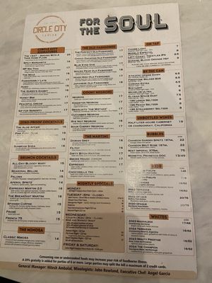 Menu photo 5 Circle City Tavern Corona, CA
