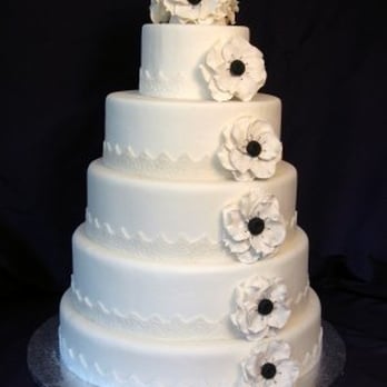 Cake Fiction - French Anenome Wedding Cake - Bakeries Near Me - Long Valley, New Jersey Cake Fiction - French Anenome Wedding Cake - Bakeries Near Me - Long Valley, New Jersey