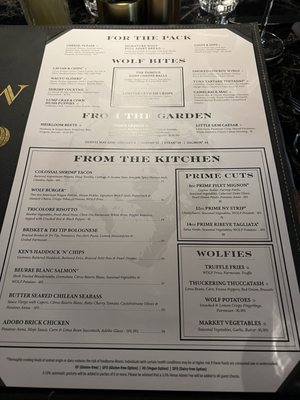Menu photo 3 Wolf by Vanderpump at Caesars Republic Scottsdale Scottsdale, AZ Menu photo 3 Wolf by Vanderpump at Caesars Republic Scottsdale Scottsdale, AZ