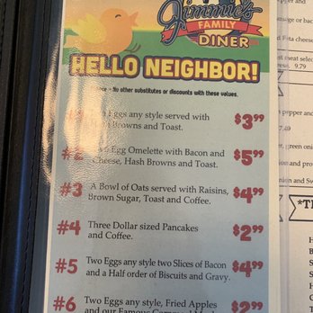 Jimmie's Diner - Menu - American Near Me - Wichita, Kansas