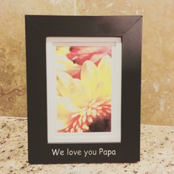 Laser Engraving Express - Laser engraved frame