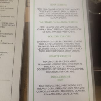 Latin Bites - Cebiche especial menu - Latin American Near Me - Houston, Texas Latin Bites - Cebiche especial menu - Latin American Near Me - Houston, Texas