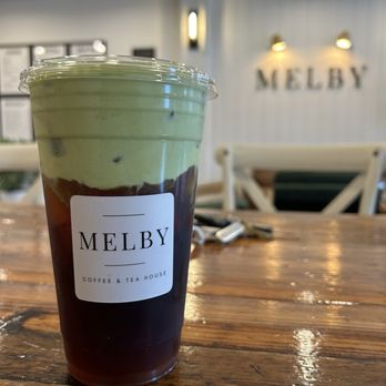 Melby’s Coffee & Tea House - Pistachio Cream Cold Brew - Macarons Near Me - Watauga, Texas