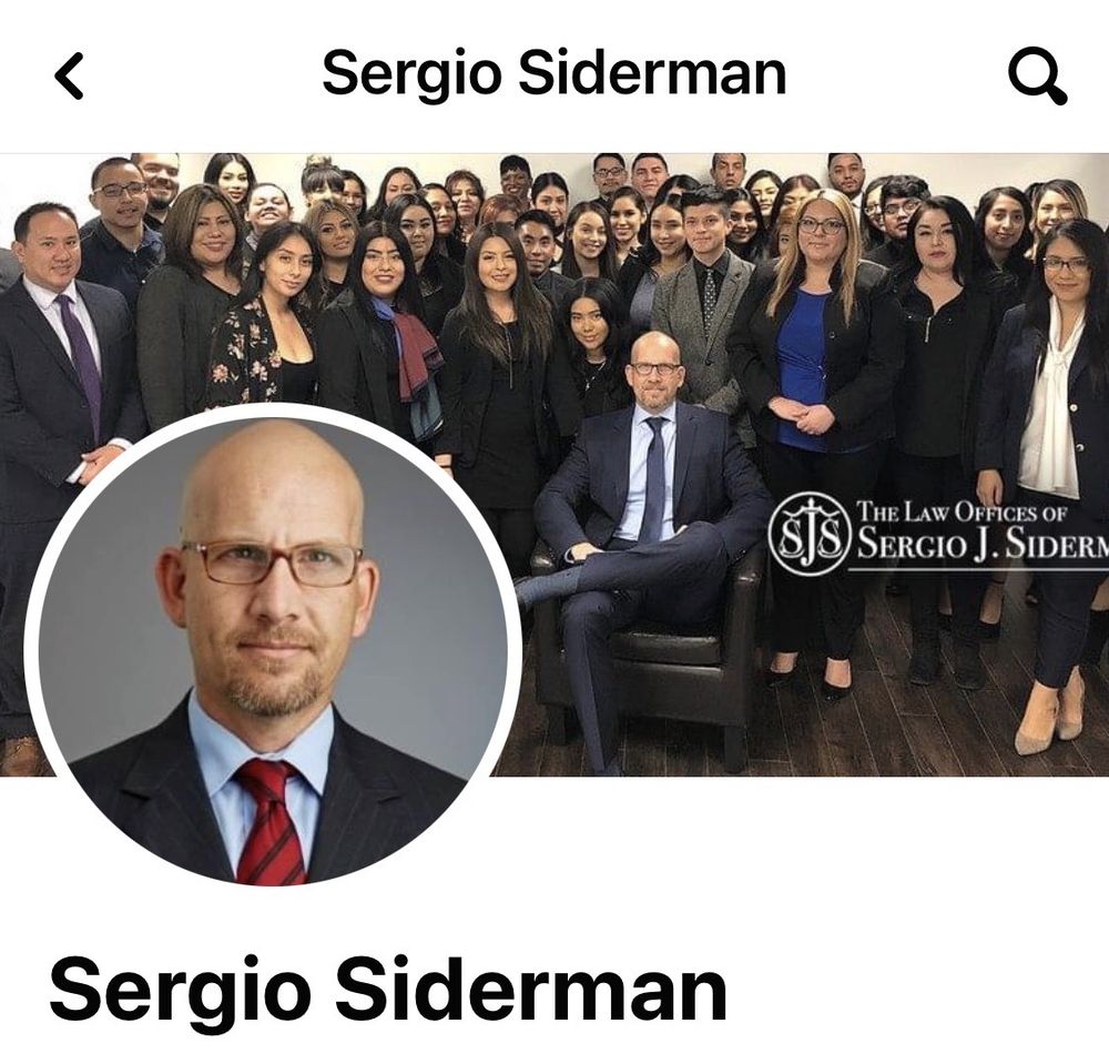 Law Offices of Sergio Siderman - immigration attorney in Santa Ana, CA
