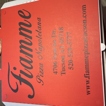 Fiamme Pizza - Pizza Near Me - Tucson, Arizona