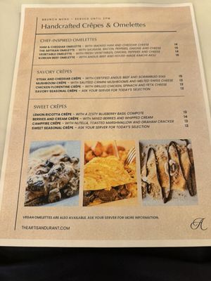 Menu photo 1 The Artisan Durant, OK Menu photo 1 The Artisan Durant, OK