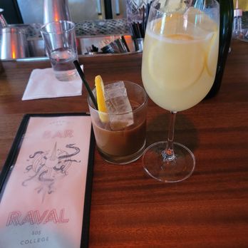 Bar Raval - 07.06.25 Espresso lemonade and pistachio limoncello - Spanish Near Me - Toronto, Ontario