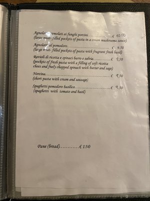 Menu photo 3 Rosso Vivo Rome, RM Menu photo 3 Rosso Vivo Rome, RM