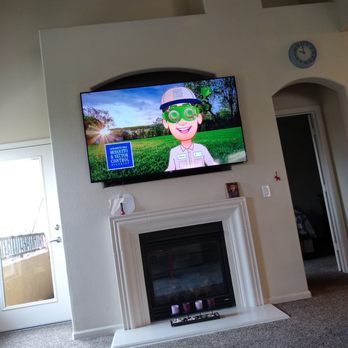 The Install Guys - My television is lit! - Home Theatre Installation Near Me