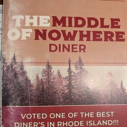 Front of menu
