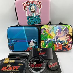 Julian Tobacco & Vape - Grinder Kits with themed travel bags in Julian's Tobacco and Vape in Arden, Nc