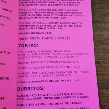 La Taquiza Y Mas - Take out menu - Mexican Near Me - Glenview, Illinois