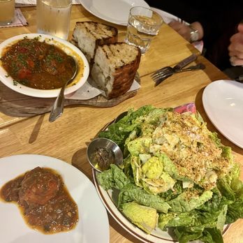Folks Pizzeria - Meatballs and Caesar Salad - Pizza Near Me - Costa Mesa, California