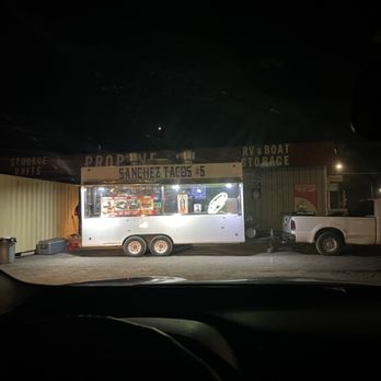 Sanchez Tacos - a food truck at night - Food Trucks Near Me - Albuquerque, New Mexico