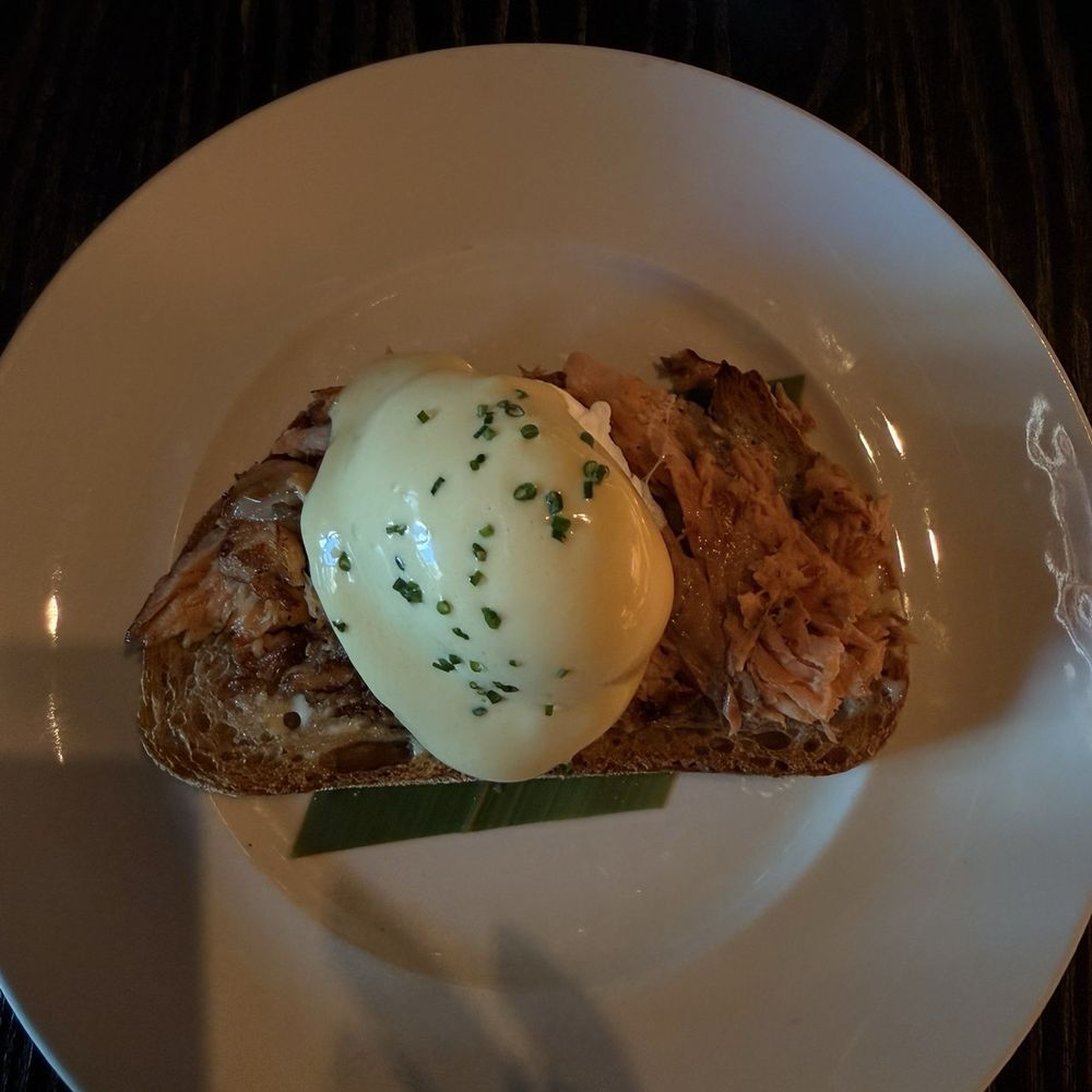 Nobu Atlanta - Hot Smoked Salmon Benedict - Japanese Near Me - Atlanta, Georgia