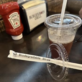 Burger Barn Grill - Biodegradable straw! Love this!! - Burgers Near Me - Saint Johns, Florida