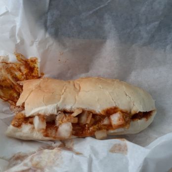 Hey! Hot Dog - Chili dog mustard and onions - Hot Dogs Near Me - Joliet, Illinois