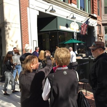 Parish Cafe & Bar - People line-up before opening time to get a seat outside. - Sandwiches Near Me - Boston, Massachusetts Parish Cafe & Bar - People line-up before opening time to get a seat outside. - Sandwiches Near Me - Boston, Massachusetts