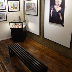 Lake Pepin Pearl Button Company - Art gallery display on the 2nd floor.