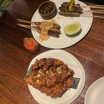 Wayan - Corn fritters & satay. Satay was NOT authentic. No flavor, just salt. - Indonesian Near Me - New York, New York Wayan - Corn fritters & satay. Satay was NOT authentic. No flavor, just salt. - Indonesian Near Me - New York, New York