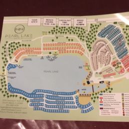 Pearl Lake Beach map Pearl Lake Beach map