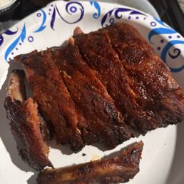 Half rack of European baby back ribs, rating: (1/5) Half rack of European baby back ribs, rating: (1/5)