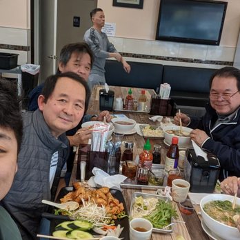 Com Tam Kieu - Family at restaurant with our food - Vietnamese Near Me - San Gabriel, California